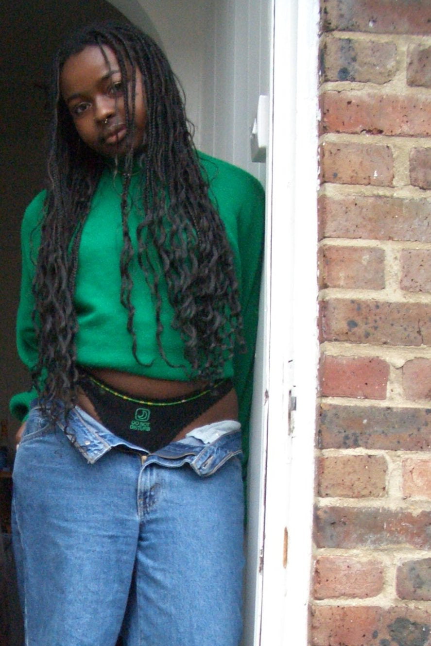 DO NOT DISTURB THONG by Roses Gabor