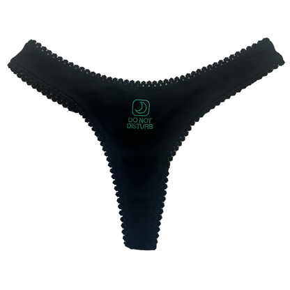 DO NOT DISTURB THONG by Roses Gabor